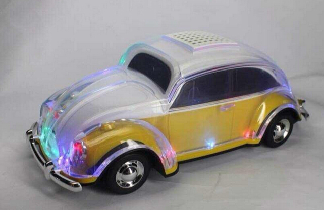 2019 Mini Led Crystal Car Speaker With Usb TF FM ,Ws 1937